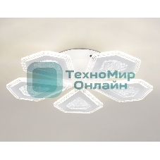 Потолочный светодиодный светильник FA4030/5 WH белый 96W 3000K+6400K/4200K/6400K+3000K D470*80 (ПДУ ИК)