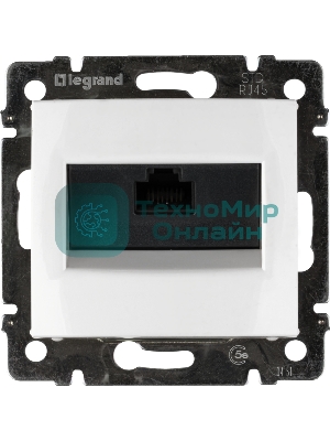 Компьютерная розетка Legrand Valena 774230, белая RJ45 5 кат UTP