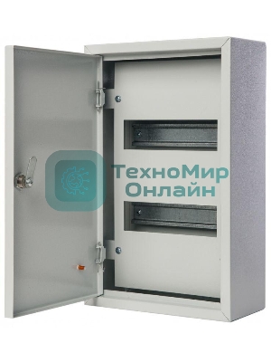 Корпус металлический навесной 400х250х120 18мод. IP31 ЩРН-18 DEKraft 30207DEK