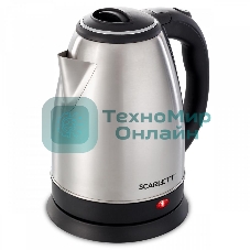 Чайник электрический Scarlett SC-EK21S26 1.8л. 1800Вт серебристый (корпус: нержавеющая сталь)