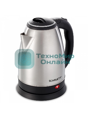 Чайник электрический Scarlett SC-EK21S26 1.8л. 1800Вт серебристый (корпус: нержавеющая сталь)