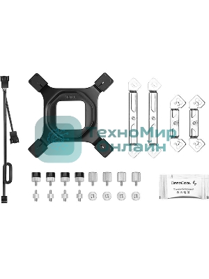 Кулер Deepcool AG620 R-AG620-BKNNMN-G-1 серебристый/черный 120мм алюминий+медь 1850rpm 29.4db 260W 157мм