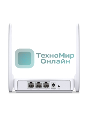 Роутер Mercusys MR20 AC750 Dual-Band Wi-Fi RouterSPEED: 300 Mbps at 2.4 GHz + 433 Mbps at 5 GHzSPEC: 2× Fixed External Antennas, 2× 10/100 Mbps LAN Ports, 1× 10/100 Mbps WAN PortFEATURE: Router/Access Point Mode Mode, WPS/Reset Button, IPTV, IPv6, Parental Controls