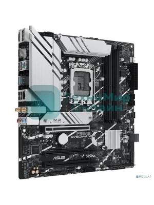 Материнская плата ASUS PRIME B760M-A WIFI, LGA 1700, Intel B760, 4xDDR5, 4xSATA, 2xM.2, 1xPCIe 4.0 x16, 1xPCIe 4.0 x4, 1xPCIe 4.0 x1, 2xHDMI, 1xDP, 1x 2.5Gb LAN, 2xUSB-A 3.2 Gen 2, 4xUSB-A 2.0, 3x3.5 мм, 7.1, mATX
