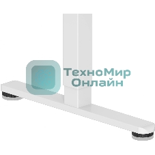 Стол компьютерный Cactus CS-ED-WTBAM столешница бамбук, бежевый, каркас белый