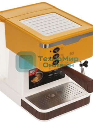 Кофеварка эспрессо BQ CM2006 желтый, исп. кофе - молотый, 1.7 л, 850 Вт, 20 бар