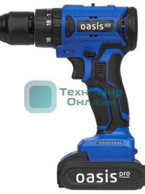 Дрель-шуруповерт Oasis ASU-14V Pro, 14,4 В, 2 Ач, 45 Нм, бесщеточный, ударный