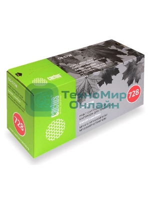 Картридж лазерный Cactus CS-C728S черный (2100 стр.) для Canon i-Sensys MF4410/4430/4450/4550D