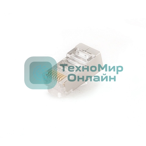 Коннектор RJ-45 экранированный 5 кат, 100 шт, PLUG5SP, RJ45-FTP/SFTP