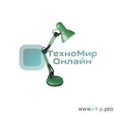 Светильник Camelion KD-313 C05 зеленый (Светильник настольный,230V 60W, E27)