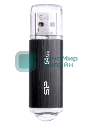 Флешка USB Silicon Power R/W 64Gb Ultima U02 SP064GbUF2U02V1K USB 2.0 черный