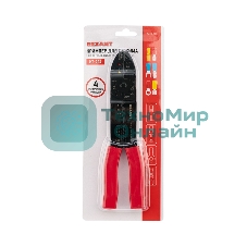 Кримпер Rexant HT-204 для обжима наконечников и зачистки проводов