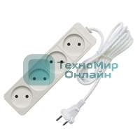 Удлинитель 4х5 м без заземл. 10А IP20 2.2 кВт Союз 481S-1405