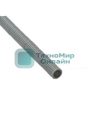 Труба гофрированная ПВХ d32 мм с зондом сер. (25 м) Рувинил 13201