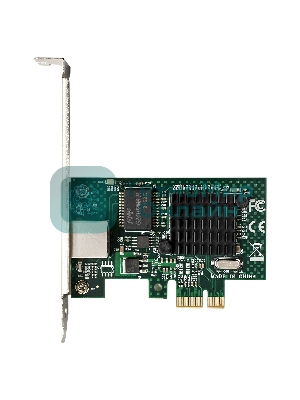 Сетевой адаптер ExeGate EXE-BCM5721 (PCI-E x1, порт 1xRJ45, 10/100/1000Mbps, Gigabit Chipset Broadcom BCM5721)
