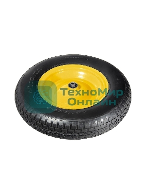 Колесо пневматическое Palisad 4.80/4.00-8 D380 мм, подш. внут. диам. 12 мм, длина оси 80 мм
