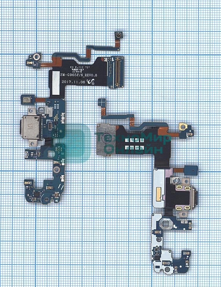 Шлейф разъема питания для Samsung Galaxy S9 Plus SM-G965F