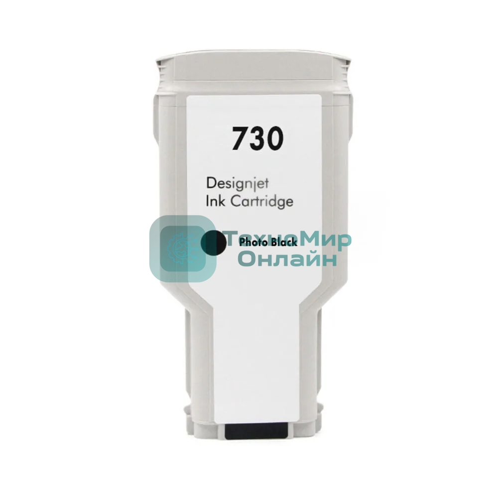 Картридж струйный NVPrint 730 (NV-P2V73A) Photo Black для HP DesignJet T1700, T1600, T2600 (300 мл)