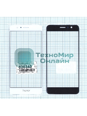Стекло для Huawei Honor 8 белое