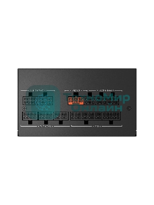 Блок питания PCCOOLER, 850W 80+ Gold (ATX, 3.1, PCIe 5.1 600W, Full modular, 1x24(20+4)pin 550мм, 2xCPU 8(4+4)pin 650мм, 3xPCIe 8(6+2)pin 500мм, 1x12V(2x6) 12+4pin 650мм, 3xSATA*3+MOLEX4pin*1 450+120+120+120мм, Active, 135x135mm, 150x150x86mm, APFC, OVP, UVP, OCP, SCP, OTP, OPP, SPD)