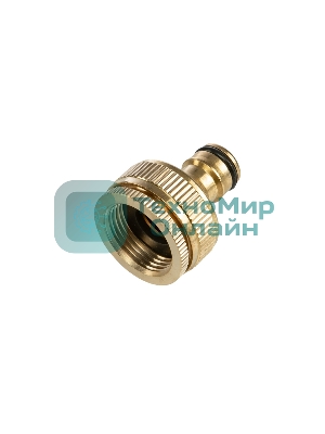 Адаптер латунный 1дюйм-3/4дюйм внутренняя резьба с переходником ЧЕТЫРЕ СЕЗОНА 62-0278