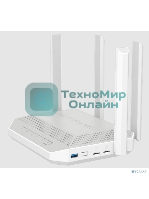Гигабитный интернет-центр Netcraze Hopper 4G+ (NC-2312) с модемом 4G+, двумя слотами для SIM-карт, Mesh Wi-Fi 6 AX3000, 5-портовым Smart-коммутатором и многофункциональным портом USB 3.0