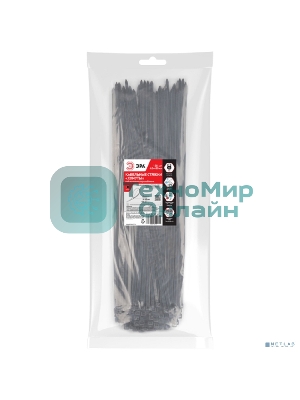 Хомут кабельный ЭРА 3.6х250 NO-225-179 черный (уп. 100 шт)