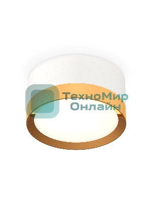 Светильник Ambrella Light XS8101005 SWH/PYG белый песок/золото желтое полированное GX53 (C8101, N8124)