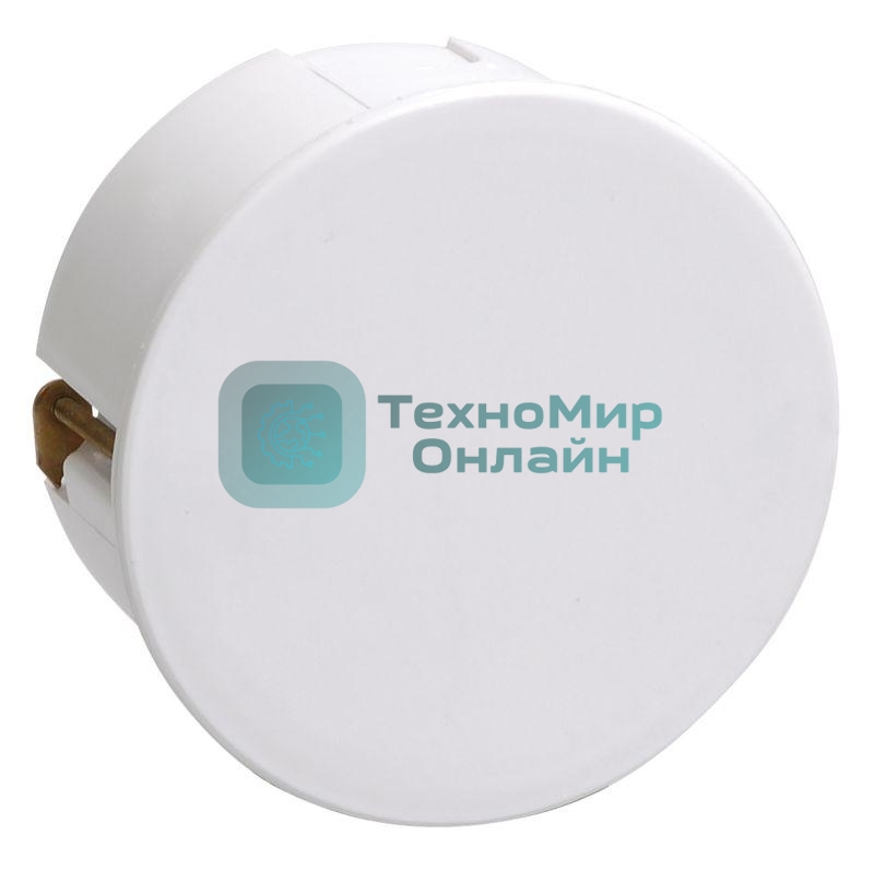 Коробка распаячная СП 80х40 КМ41024 для полых стен (метал. лапки. с крышкой) IEK UKG01-080-040-000-M