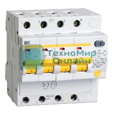 Выключатель автоматический дифференциального тока IEK MAD10-4-040-C-300 АД14 4Р 40А 300мА IEK
