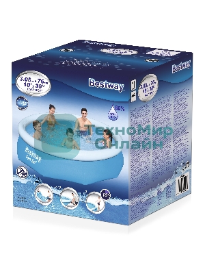 Бассейн Fast Set 305х76см, 3800л 57266 BESTWAY