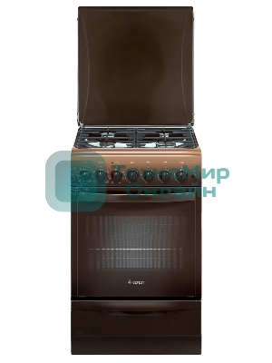 Плита комбинированная Gefest ПГЭ 5102-02 0001 коричневый, конфорок 4 газовых, духовка 55 л, 50 см x 85 см x 58.5 см