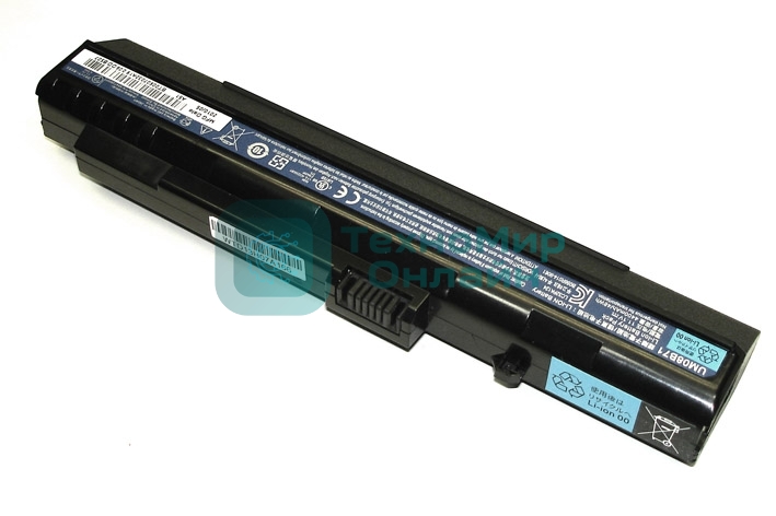Аккумуляторная батарея для ноутбука Acer Aspire One ZG-5 D150 A110 531h 11.1V 4800mAh черный
