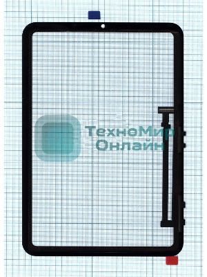 Сенсорное стекло (тачскрин) для iPad Mini 6 2021 (A2567, A2568), черное