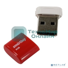 Флешка USB Smartbuy LARA Red (SB8GBLara-R), 8Gb, USB 2.0, R/W 15/5, красный/белый