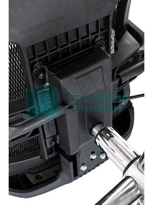 Кресло руководителя Бюрократ MC-912-H черный, сетка с подголов. крестов. металл хром