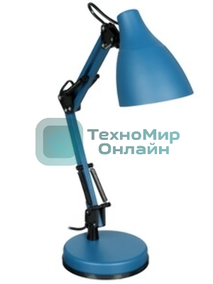 Светильник Camelion KD-331 C06 синий (Светильник настольный, 230V, 40W, E27)