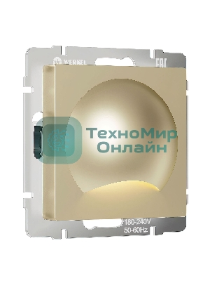 Встраиваемая LED подсветка Werkel Moon W1154411 (шампань)