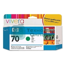 Картридж струйный HP №70 C9457A зеленый для HP DJ Z2100/Z3100 (130мл)