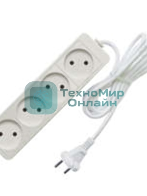 Удлинитель 4х10 м без заземл. 10А IP20 2.2 кВт Союз 481S-1410