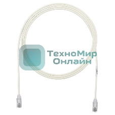 Кабель Патч-корд Panduit UTP28SP3M вилка RJ-45-вилка RJ-45 кат.6 3м белый LSZH