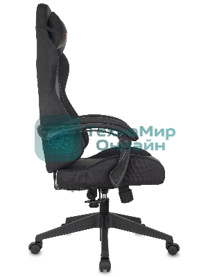 Кресло Бюрократ Zombie Predator Neo Black черный, экокожа, 120 кг, механизм качания