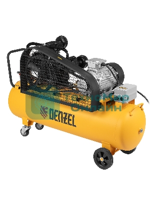 Компрессор воздушный Denzel рем. привод BCW3000-T/100, 3,0 кВт, 100 литров, 520 л/мин
