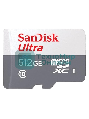 Флеш карта SANDISK MICRO SDXC 512Gb UHS-I SDSQUNR-512G-GN3MN