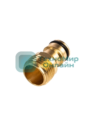 Адаптер латунный 1/2дюйм внешняя резьба ЧЕТЫРЕ СЕЗОНА 62-0276