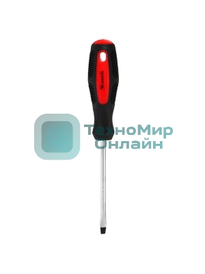 Отвертка Matrix Anti-Slip, SL5,0 х 100 мм, CrV, двухкомп. рукоятка