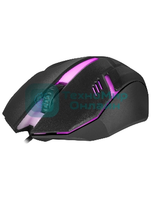 Мышь проводная Defender Hit MB-550 черный, 1600 dpi, USB, кнопки - 4