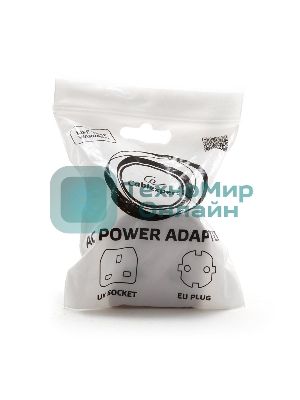 Переходник Gembird Переходник с вилки EU,UK в RU