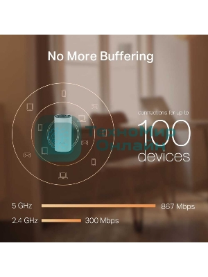 Роутер беспроводной TP-Link DECO M4 (DECO M4(2-PACK)) AC1200 10/100/1000BASE-TX (упак.:2шт)