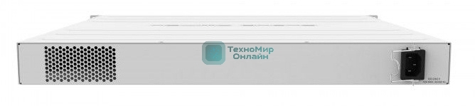 Коммутатор CRS354-48P-4S+2Q+RM Cloud Router Switch 354-48P-4S+2Q+RM with 48 x Gigabit RJ45 LAN (all PoE-out), 4 x 10G SFP+ cages, 2 x 40G QSFP+ cages, RouterOS L5, 1U rackmount enclosure, 750W PSU